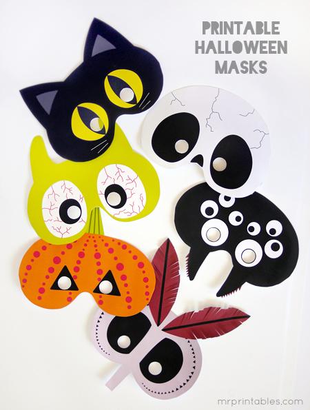 Des masques à imprimer pour Halloween