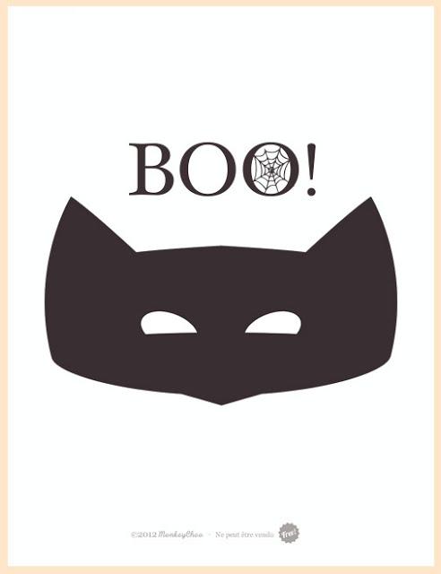 Des masques à imprimer pour Halloween