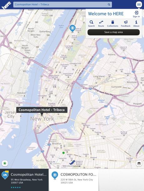 HERE Maps, l’application Plan développée par Nokia dispo gratuitement