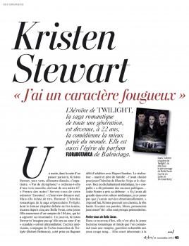 Kristen Stewart pour 'L'Express Styles'