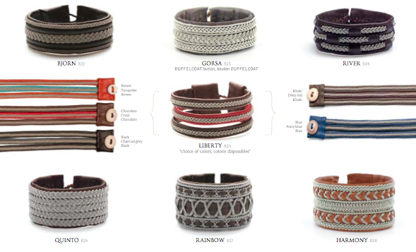 Les bracelets Lapons d’Hanna Wallmark Sweden