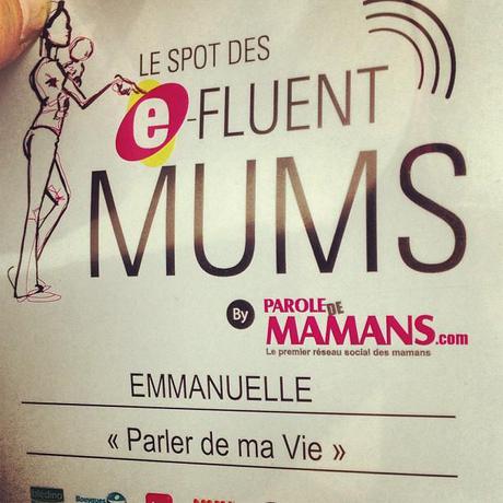 Le spot des E-fluent Mums, rencontre de blogueuses de la sphère famille, coté conférences