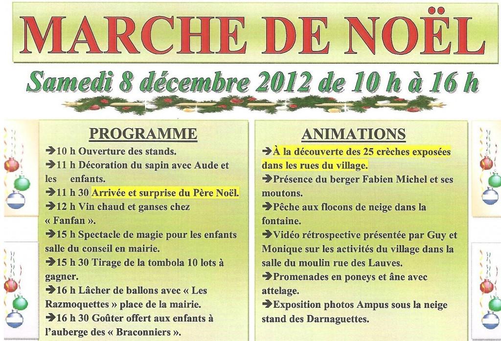 Marché de Noël à Ampus