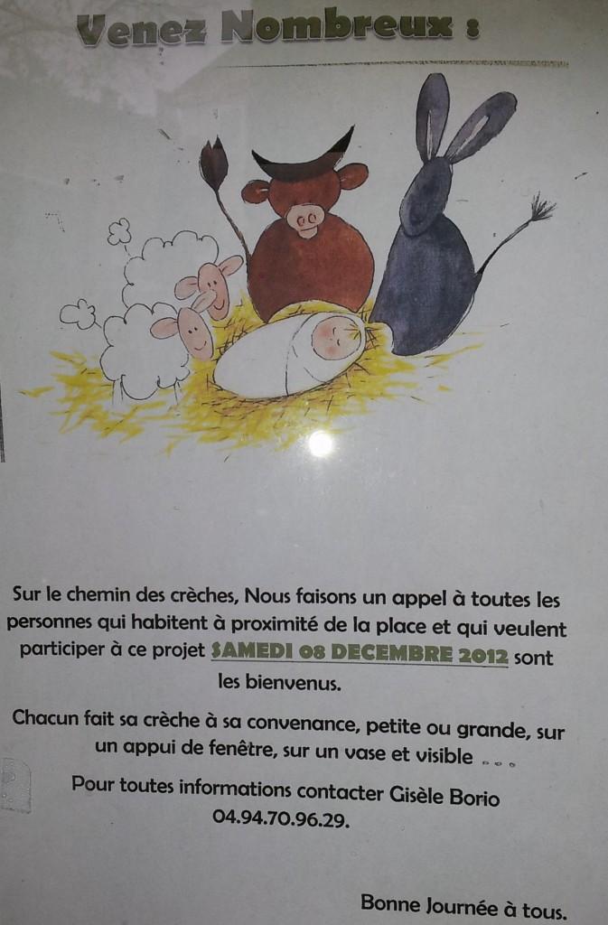 Crèches au coeur  du village
