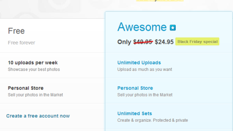 BlackFriday chez 500px