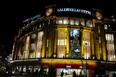 Les Galeries Lafayettes s'illuminent