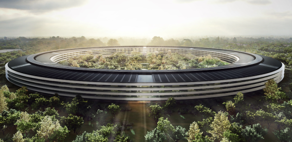 Nouvelles images du futur campus d’Apple