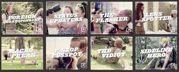 Sony chambre les 8 types de photographes amateurs