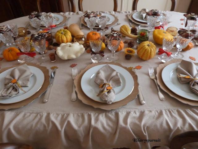 [Thanksgiving] Ma table de Thanksgiving / My Thanksgiving table