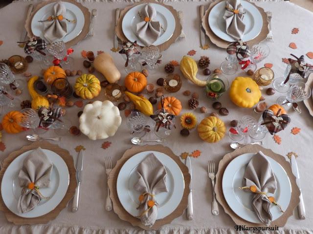 [Thanksgiving] Ma table de Thanksgiving / My Thanksgiving table