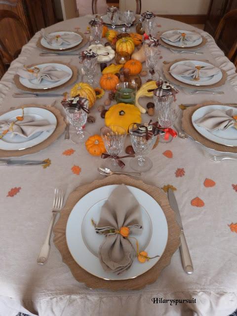 [Thanksgiving] Ma table de Thanksgiving / My Thanksgiving table