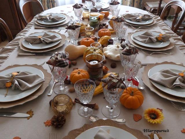[Thanksgiving] Ma table de Thanksgiving / My Thanksgiving table