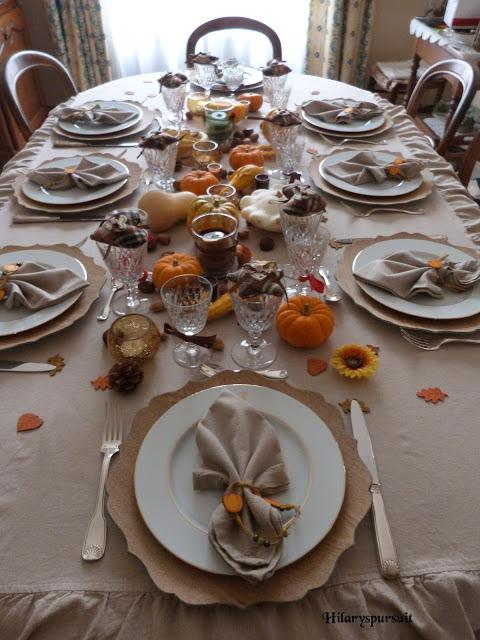 [Thanksgiving] Ma table de Thanksgiving / My Thanksgiving table