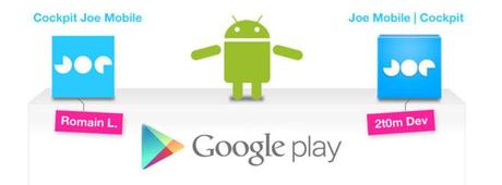 2 Apps pour accéder au Cockpit de votre compte Joe Mobile (Androïd)...