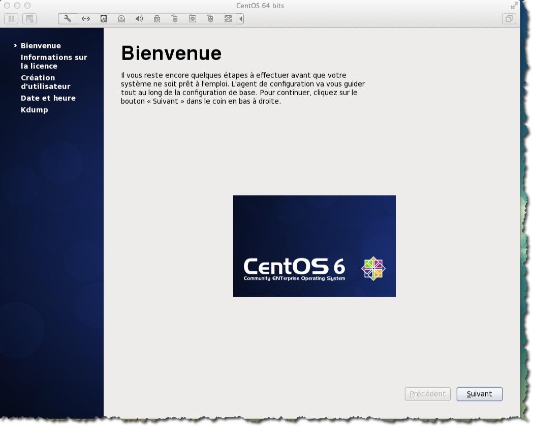 Installer et paramétrer CentOS V6.3.