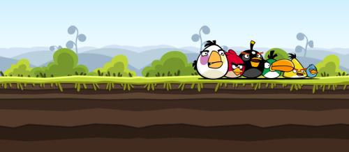 Les Angry Birds font des bulles … Et de belles bulles.