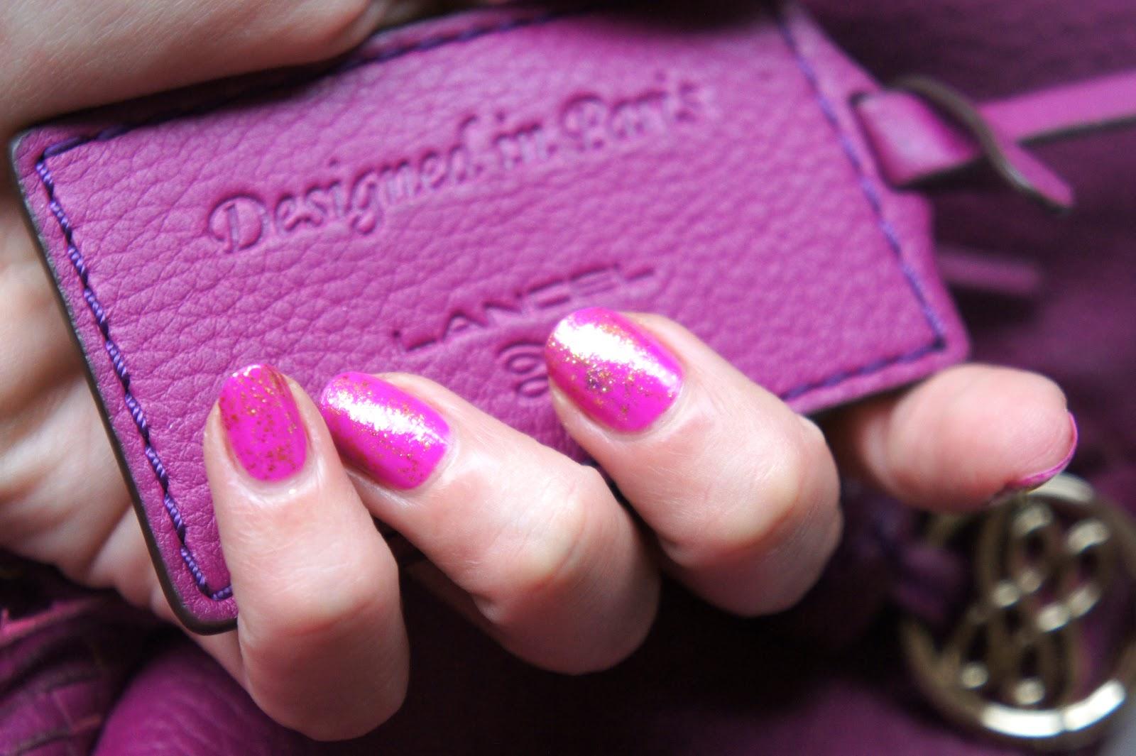 (Ongles) Or & Magenta ( OPI & Picture Polish)