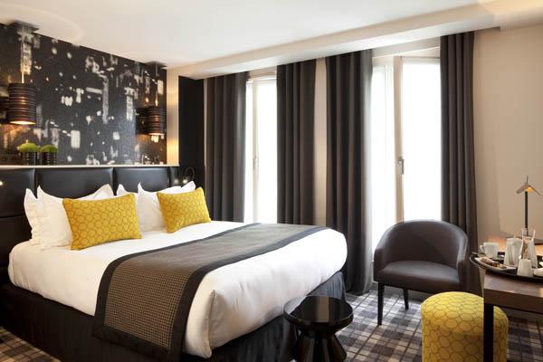 Grey Hôtel, nouveau boutique-hôtel parisien par Vincent Bastie et Elsa Joseph.