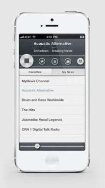 OneTuner Pro sur iPhone, des milliers de radios gratuites...