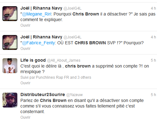 Chris Brown supprime son compte Twitter. Des millions de fans sont en colère !