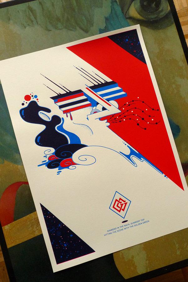 Weekly Artworks - Moritz Golden Green 179