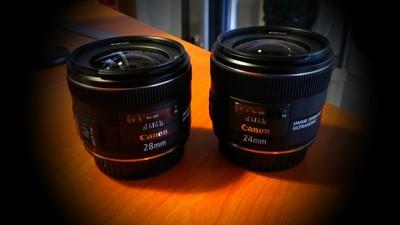 Test : les objectifs Canon EF 24mm et 28mm f/2,8 IS USM
