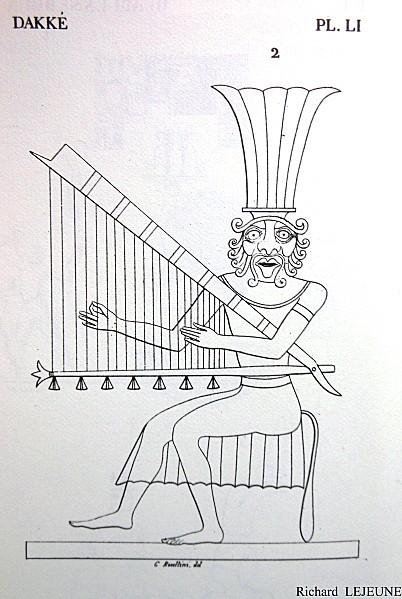 Bès harpiste (Champollion)