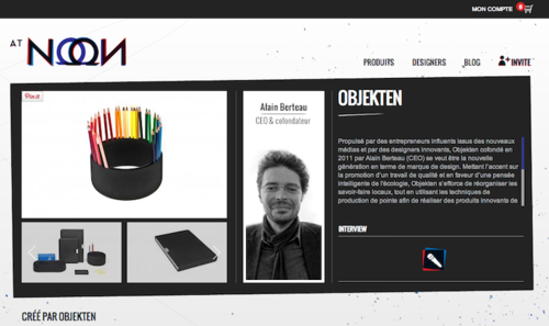 AtNoon.com : pour et par les designers de demain