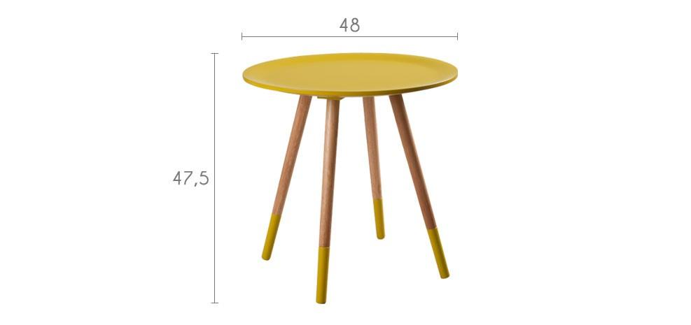 acheter table basse jaune design prix discount