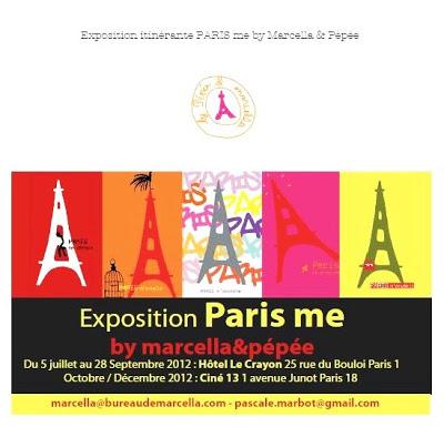 Expo : Paris Me par Marcella et Pépée - Ciné 13 - 1, avenue Junot - Paris 18