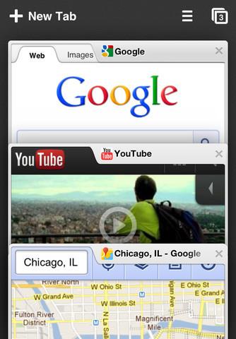 Nouvelle version de Chrome sur iPhone ...