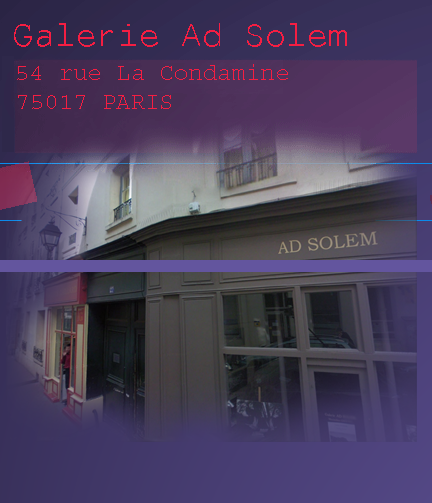 Galerie AD SOLEM  exposition Jean-Marc IDIR