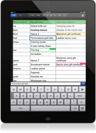 iPad trix Google Drive pour iOS et Android: créer et modifier vos feuilles de calculs