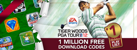 Electronic Arts offre des codes pour Tiger Woods PGA TOUR® 12 sur iPhone et iPod Touch