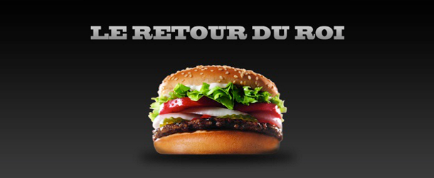 C’est officiel : Burger King revient en France !