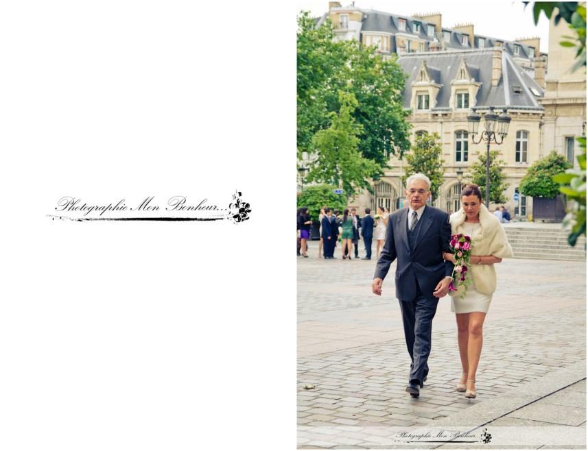 Photographe de mariage à Paris – Mariage civile et séance couple de Valérie et Roland