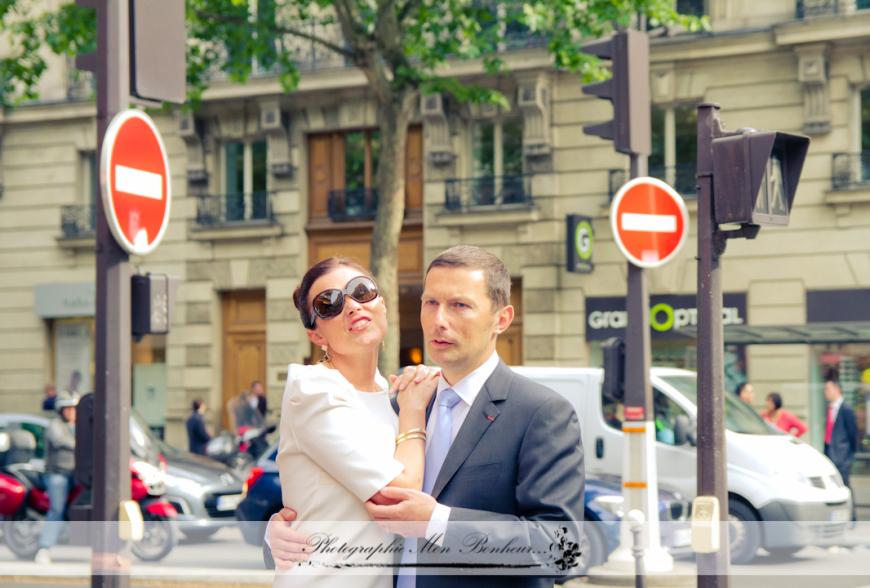 Photographe de mariage à Paris – Mariage civile et séance couple de Valérie et Roland