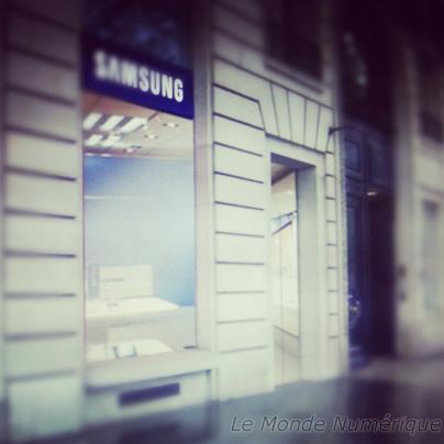 Samsung ouvre une boutique à Paris dans le 8e arrondissement