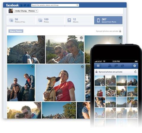  Le téléversement automatique des photos arrive chez Facebook