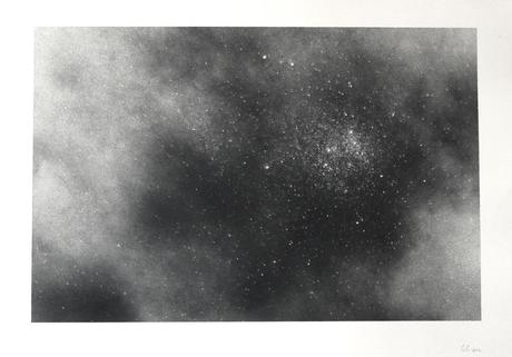 Matière sombre / Dark Matter Mixed media on paper. 50x70 cm.