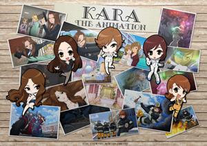 Le groupe féminin de Kpop, KARA, adapté en anime