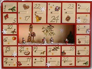 Rituels de l'avent (1) : le calendrier
