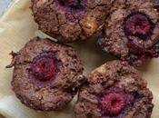 Muffins marbrés chocolat framboises
