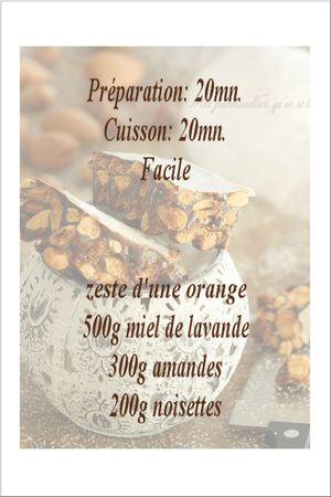 recette nougat noir