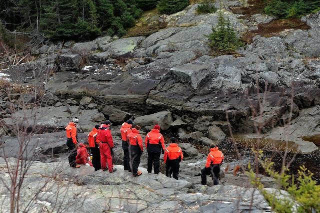 Exercice de sauvetage...