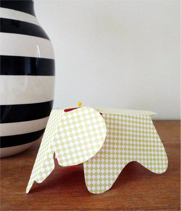 Papertoy ‘Elephant EAMES’ by Vitra