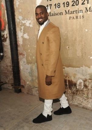 Street Style: Kanye West in Maison Martin Margiela with H