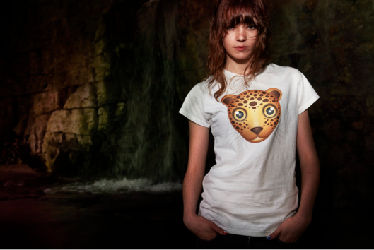 tee shirt leopard zoo uniform