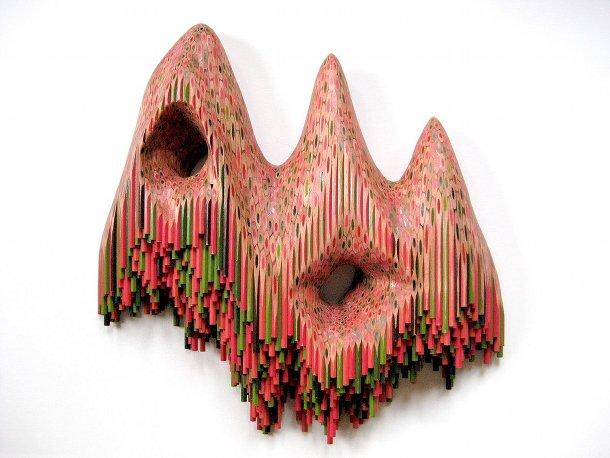 Les sculptures en crayons de Lionel Bawden - 2