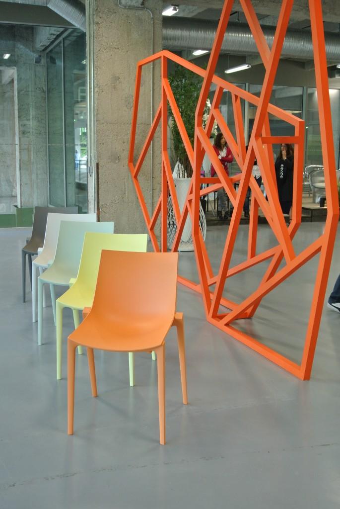 Chaises matière recyclable Starck